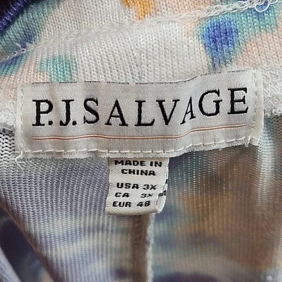 P.J. Salvage Spiral Nights Tie-Dye Jogger Pants Multicolor Women’s 3X Sleepwear - Picture 5 of 9